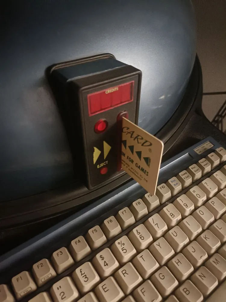 Lettore smart card con display a LED del credito e scheda ricaricabile
