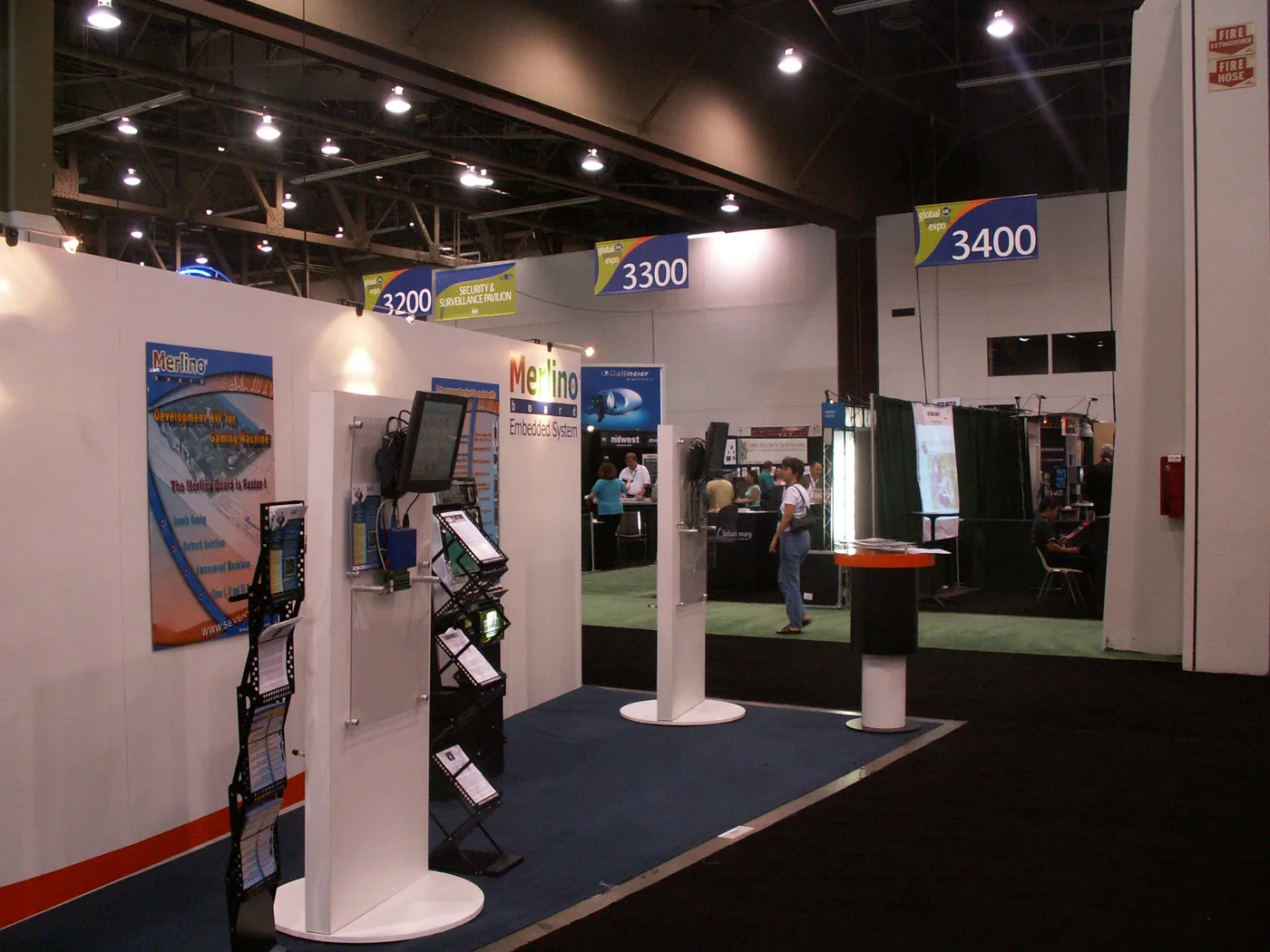 Lo stand Merlino Board (Seventech) al Global Gaming Expo di Las Vegas