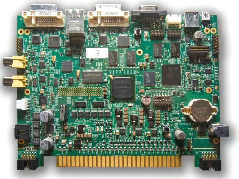 Singularity Board: scheda embedded FPGA con connettori video, rete, USB e connettore JAMMA nella configurazione gaming